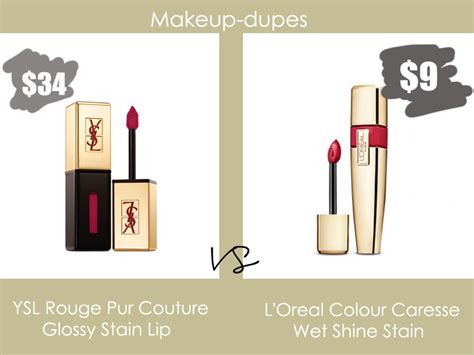 ysl glossy stain dupe 2017|YSL Rouge Pur Couture Glossy Stain Dupes .